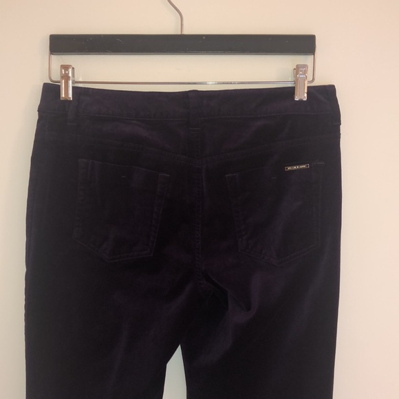 NWOT Chico’s Deep Purple Velvet Pants, Sz1, M,See measurements in photos below. - Picture 5 of 9